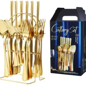 Casey Everyealth Stainless Steel Cutlery 24 Piece Set - Image 1