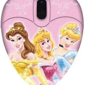 Disney Pink Princess Mini Optical USB Mouse - Image 1