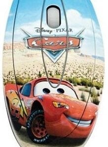 Disney Blue & White Cars Optical USB Mouse