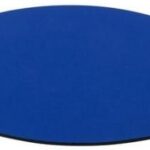 UNIQUE BLUE SPHERE ROUND MOUSE PAD, 18CM