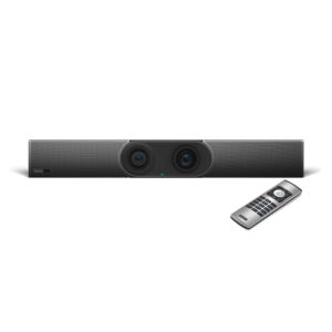 Yealink A30 All-In-One Android Video Bar For Teams - A30 Video Bar, Remote Control, 8 Mems Built-In Microphone Array, Built-In Speaker, 10 X Optical Plus 3 X Digital Zoom Ptz Camera + 130-Degree Built-In Camera For Speaker And Face Tracking, Wall Mount B