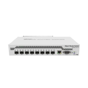 MikroTik Cloud Router Switch CRS309-1G-8S+IN, 1x GB Ethernet, 8x SFP+ Cages, RouterOS L5 Or SwitchOS (Dual Boot), Passive Desktop Case, PSU - Image 1