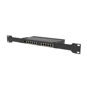 MikroTik RouterBOARD RB4011iGS+, 10x GB LAN, 1x SFP+ port, RouterOS L5, desktop case, rackmount ears, PSU - Image 1