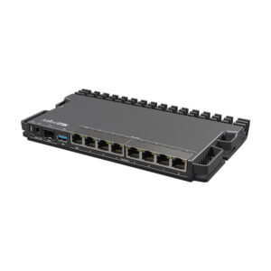 MikroTik RouterBOARD RB5009UPr+S+, 1x 2.5GB LAN (802.3af/at PoE-out and PoE-in), 7x 1GB LAN (802.3af/at PoE-out and PoE-in), 1x SFP+ port, metal desktop case, PSU - Image 1