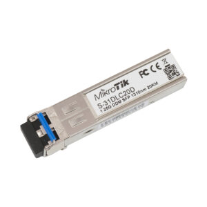 MikroTik SFP (1.25G) module, 20KM, Single Mode, 1310nm - Image 1