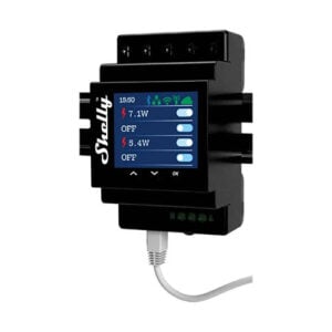 Shelly Pro 4PM DIN-Rail Mountable Wi-Fi Relay For 4 Channels of 16A Each 40A In Total - Image 1