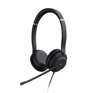 Yealink Dual USB-A Headset with leatherette ear cushions, USB-A, MS Teams certified