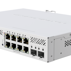 MikroTik Cloud Smart Switch 8 Port PoE 2 SFP+ desktop enclosure | MT-RBCSS610-8P-2S+IN - Image 1