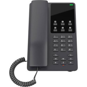 Grandstream 2 Line Hotel Phone Black | GHP621 - Image 1