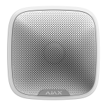AJAX Security - StreetSiren Jeweller - White Outdoor Wireless Siren | AJAX-SS-OUT-W