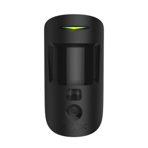 AJAX Security - MotionCam (PhOD) Jeweller - Black Wireless Motion Detector with Photo on Demand and by Alarm