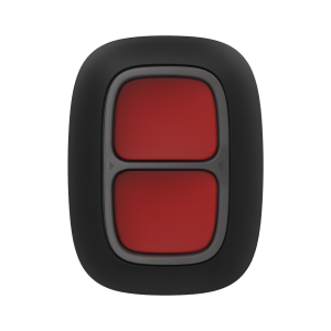 AJAX Security - DoubleButton Jeweller - Double Black Wireless Smart Button for Panic and Control Modes | AJAX-PB-DOUBLE-B