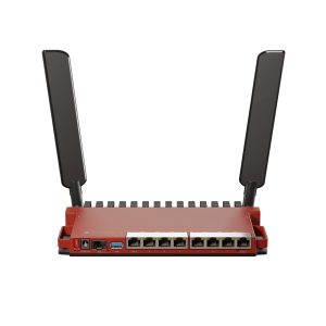 MikroTik L009UiGS-2HaxD-IN Desktop Router with 2.5Gb SFP, 8 x Gigabit Ethernet and 2.4GHz AX Wi-Fi - Image 1