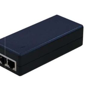 Gigabit Power over Ethernet (PoE) Injector. 24V, 1A, Passive, 25 Watt Max.