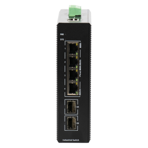 BDCOM 4 Port Gigabit Industrial Switch With 2 SFP - Managed - Image 1