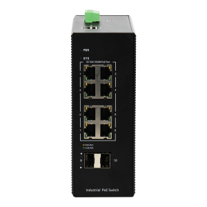 BDCOM 8 Port Gigabit Industrial PoE+ Switch With 2 SFP - Managed - Image 1