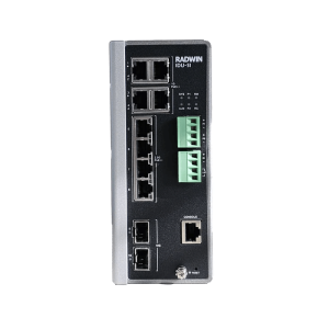 RADWIN IDU-SI Layer 3 Industrial DC PoE Switch - Image 1