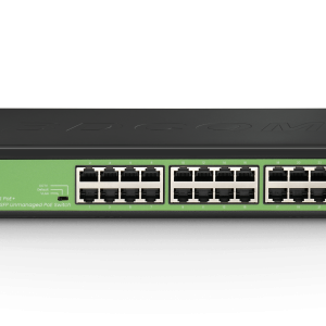 BDCOM 24-Port Gigabit PoE Switch (24-Port PoE + 2-Port Gigabit SFP) 280W PoE Budget - Image 1