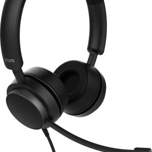 Snom A310D Binaural Over-Ear Headset, Passive Noise Cancellation, VoIP Phone Headset, RJ9 - Image 1