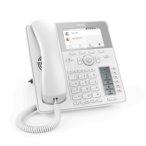Snom D785 12-line Desktop SIP Phone in White - No PSU Included - Hi-Res 4.3" Colour Display - USB - Image 1