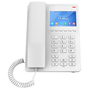 Grandstream 2 Line 3.5'' Color LCD Hotel Phone White | GHP630 - Image 1