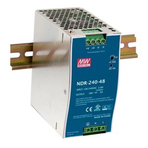 Mean Well - AC-DC Single output Industrial DIN rail power supply - Image 1