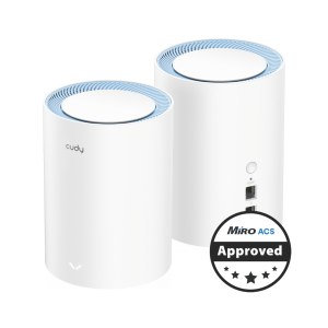 Cudy Dual Band 1200Mbps WiFi 5 Fast Ethernet Mesh 2 Pack | M1200 (2-Pack) - Image 1