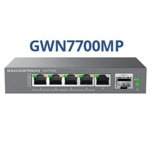 Grandstream Enterprise 5-Port Unmanaged 2.5GbE PoE Switch | GWN7700MP - Image 1