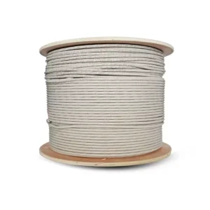 Essential CAT6 Indoor Ethernet Cable 500m Grey Solid Copper UTP Roll | CAT6-500-SC-GEN - Image 1