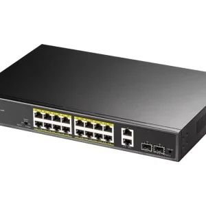 Cudy 16 Port Gigabit, PoE 180W, 2SFP Switch | GS1018PS2 - Image 1