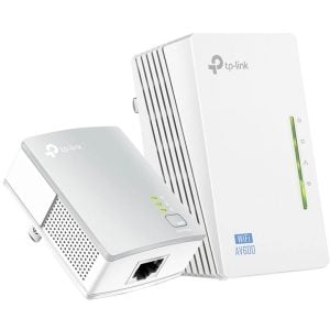 TP-Link WPA4220KIT 500Mbps Powerline Extender, 300Mbps Wi-FI Extender - Image 1