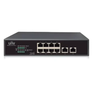 UNV - 8x Gigabit PoE Ethernet Port Switch, 2x Gigabit port - Image 1