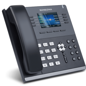 Sangoma - IP Phone S505 Mid Level Phone, 3.5 Inch Color screen, 35 Programable softkeys, 4 x VoIP ac - Image 2