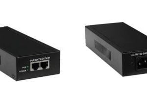 Gigabit Power over Ethernet (PoE) 52V, 1.25Amp 65 Watt (2 x RJ45) & Cord. - Image 1