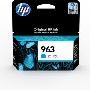 HP # 963 Cyan Original Ink Cartridge - Image 1