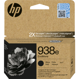 HP 938e EvoMore Black Original Ink Cartridge - Image 1