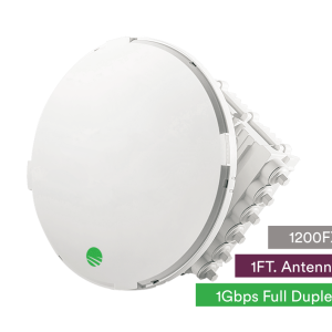 Siklu E-Band (80GHz) PTP link FDD 1Gbps. 1ft EXT antenna - Image 1