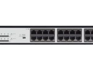 BDCOM 24-Port 10/100 370W POE switch, 24 POE ports, 2 x 1000Mbps Combo ports - Image 2
