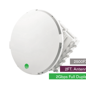 Siklu E-Band (80GHz) PTP link FDD 2Gbps. 2ft EXT antenna - Image 1