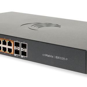 Cambium cnMatrix Enterprise 24 port with 4 SFP uplink PoE+ Switch | CNM-EX1028-P - Image 1