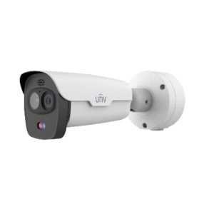 UNV - H.265 - 4MP LightHunter Dual-spectrum Thermal Network Bullet Camera -smoke, fire & Temp - Image 1