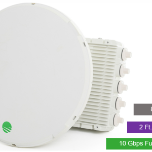 Siklu E-Band (80GHz) PTP link FDD 10Gbps, 2ft EXT. Antenna - Image 1