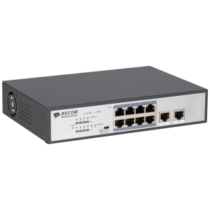 BDCOM Unmanaged 8-port Gigabit 120W POE switch, 8 POE ports, 2 GE TX ports - Image 1