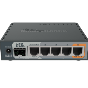 MikroTik hEX S - Desktop Router with 1 SFP, 5 Gb and 1 USB port