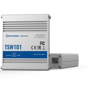 Teltonika 5-Port Gigabit Automotive PoE+ Switch | TSW101 - Image 1