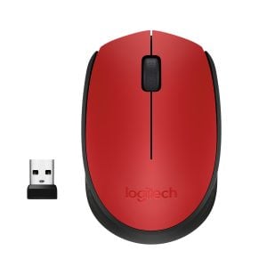 Logitech M171 Wireless Mouse - Red - Image 1