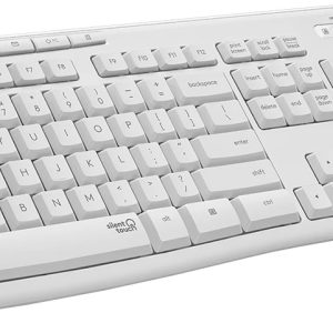 Logitech MK295 Silent Wireless Combo Off-White Spill-resistant - Image 1