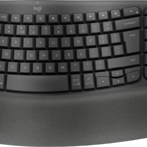 Logitech  Wave Keys Wireless Keyboard - Graphite - Image 1