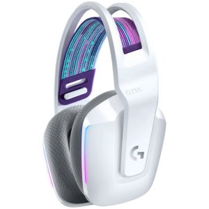 Logitech G733 Wireless lightspeed RGB Gaming Headset - White - Image 1