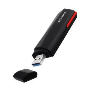 Edimax USB 3.0 Wireless Adapter .11aX, Wi-Fi 6, 1200Mbps 5GHz, 573Mbps 2.4GHz - Image 1